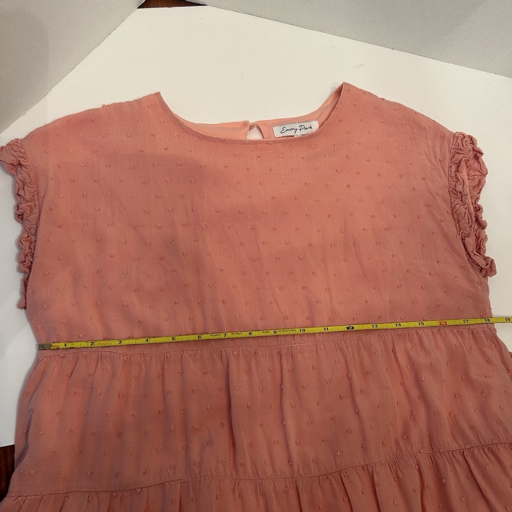 Emory Park Pink Flowy Dress Size Medium Spring Summer Comfortable‎ - Picture 7 of 7